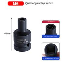 M6-24 1/2  Kvadratinė skylė Kūginis Chromo-molibdeno plienas Greito keitimo sriegimo sriegikliai Staklinis sriegiklio laikiklis Sriegiklio ir matricos adapteris