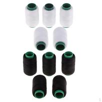 10 Rolls aukščiausios kokybės rankinio siuvimo siūlų overlocking siuvinėjimo ritė