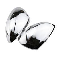 ABS Chromas, skirtas Volkswagen VW Tiguan MK2 2016 2017 2018 Galinio vaizdo veidrodėlio dangtelio Galinio vaizdo veidrodžio apdailos lipdukų priedai