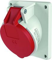 CEE panel socket 5x16A 6h 400V, 20° inclination, IP44 3473 | 4015394206149