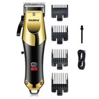 Solimpia Electric Hair Clippers 2000mAh Wet/Dry Wireless Trimmer for Men Professional Machine USB Rechargeable Barber HT-678