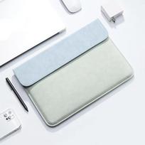 Suitable for Apple Macbook liner bag women's laptop protective leather case. Inch ASUS air Hua 13.3 inches melsvai žalia