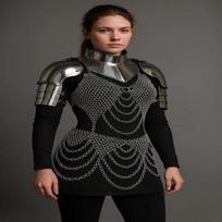 Lady Knight Steel Cuirass Armor SCA LARP Cosplay, Reenactment Ready Gift for Mother, Sister, Girlfriend, Wife