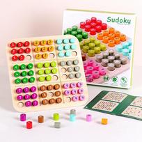 Vaikų Sudoku Žaidimai Šachmatų Žaislai Pažintiniai Spalvoti Skaitmeniniai Lentos Vakarėlių Žaidimai Mokomieji Sudoku Galvosūkiai Mediniai Žaislai