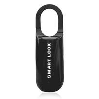 Piršto atspaudo spyna Durų spyna Išmanioji saugos spyna Be rakto USB įkraunama spyna Greito atrakinimo Apsaugos nuo vagystės spyna krepšiui lagaminui juoda