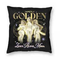 Baby Saja Kpop Demon Hunters Pillowcase Printing Polyester Cushion Cover Decorations Pillow Case Cover Seater Zipper 45*45cm 12x12Inch