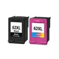 Pack of 2 Compatible HP 62XL Cartridges for Envy 5540 e-All-in-One to 7645 & OfficeJet 200 to 8045