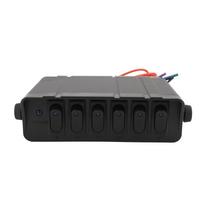 6 jungiklių skydelis DC12V iki 24V 40Amp SPST jungikliai Automobilio Transporto priemonės Valtis RV SUV Mėlynas mėlyna