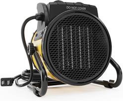 1500W elektrinis šiltnamio šildytuvas, 3S PTC greitas šildymas, 3 režimai, apsauga nuo perkaitimo, skirtas terasai, garažui, patalpoms geltona
