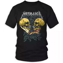 Metallica Sad But True Roko Grupės Marškinėliai Unisex Medvilniniai Marškiniai S-4XL Unisex Marškinėliai XXXL
