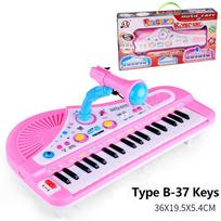 Chriyungel Vaikų Elektroninis Pianino Klavišinis Instrumentas su Mikrofonu 61 / 37 Klavišų Vargonai Muzikos Instrumentas Žaislas Dovana Vaikui Pradedantiesiems
