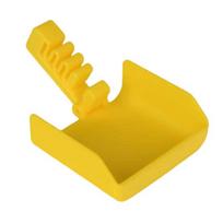 Telefono skydelis nuo saulės su reguliuojamu vizieriumi, 3D spausdintas, universalus mobiliojo telefono skėtis, lauko, paplūdimio, baseino, kelioninis telefono apsaugos nuo saulės įtaisas geltona