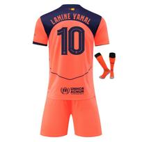 Barselona Yamal Jaunimo Futbolo Apranga Rinkinys YSHT Sportinė Apranga Vaikams 140-150 cm Oranžinė Poliesteris 110-120 CM oranžinė