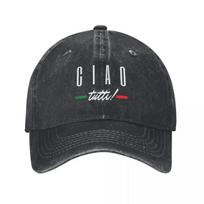 Ciao Tutti - Italų Sveiki Visi Beisbolo Kepuraitė Kepurė Beisbolo Kepuraitė Gobtuvas Kalėdinė Kepurė Prabangi Vyriška Kepurė Vyriška Moteriška