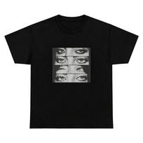Unisex Grunge Film Strip Billie Eilish TShirt 100 Cotton Crew Neck Short Sleeve Y2K Aesthetic Dark Music Graphic Casual Top S