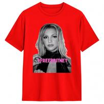 Unisex Free Britneys Spears Poster TShirts Cotton Tees Summer Streetwear Short Sleeve T Shirt ONeck Novelty Custom Logo Tshirt S