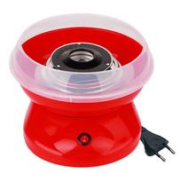 Portable DIY Cotton Candy Maker with 10 Marshmallow Sticks Sugar Scoop 450W Mini Electric Cotton Candy Maker Candy Floss Machine EU raudona