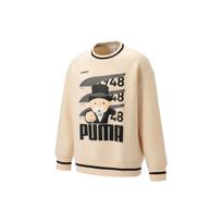 Puma X Staffonly X Monopoly Co-Branded Cartoon Print Crew Neck Sweatshirt Men Tops Beige 539898-86 S