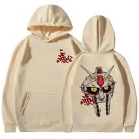 Rapper Mf Doom Madlib Madvillain Cartoon Metal Mask Graphic Hoodie Men Women Casual Oversized Sweatshirt Men's Hip Hop Hoodies S