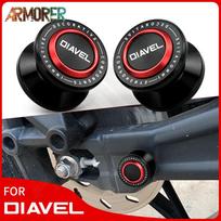 Motociklo švytuoklės ritinėliai slankiklis stovo varžtai priedai Ducati Diavel 1200 1260S 1260 S Diavel Diesel Diavel DIAVEL LOGO Black
