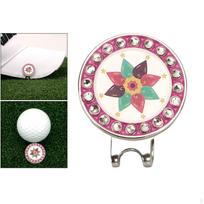 Golf Ball Markers Ladies Women Marker Hat Easily Attach to s Golfer Keepsake E