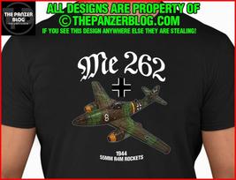 Me 262 T-Shirt WWII German Aircraft Version 1 Unisex T-Shirt XXXXL