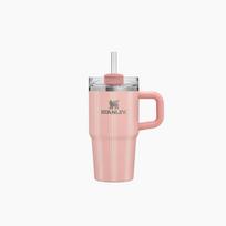 Stanley Quencher H2.0 FlowState puodelis 591ml, Picnic Stripe - Persiko rožinė 591ml/ Peach Rose