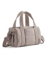BAGSMART Travel Gym Bag for Women Yoga Mat Duffle Bag with Wet & Dry Pocket Quilted Sports Bag for Weekend Swimming