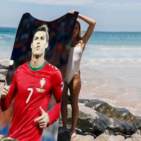 1pc C-Cristiano R-Ronaldo CR7 Microfiber Beach Towel Absorbent Quick Dry Soft Yoga Swimming Resort Mountain Climbing Towel W30*H60(CM)