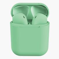 Macaron InPods 12 i12 TWS belaidės ausinės Bluetooth HiFi sportinės ausinės, skirtos iPhone Xiaomi Samsung žalia