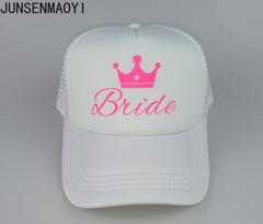 Personalized designer Team Bride and Bride Snapback Baseball Hats Print truckers Bachelorette Party Hat Women Adjustable Caps Adult Size