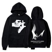 Reperio Playboi Carti Hoodies 90s Hip Hoodie XS juoda