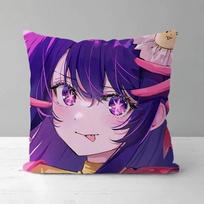Kawaii Anime Girl Oshi No Ko Pillow Cover Hoshino Ai  Cushion Covers Ornamental Pillows for Living Room Pillowcase 30x30cm