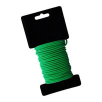 Lanksti minkšta apvali sodo rišimo viela augalų atramai, gėlių rišimui, patvari, atspari UV spinduliams, padengta TPR, 3,5 mm x 10 m A