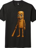 Nostalgic Tung Tung Tung Sahur Cartoon Tee,Casual Tee for Memeand Quirky Art Fans 4XL