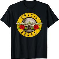 Guns N' Roses Official Bullet Logo T-Shirt S juoda