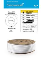 4-Point PE Commercial Water Dispenser Purifier Pipe, 1/2  Food-Grade, 100m Roll