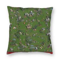 Heroes Of Might And Magic III Conflux Square Pillowcase Polyester Linen Velvet Creative Zip Pillow Case Sofa Cushion Cover 18 30cmx30cm