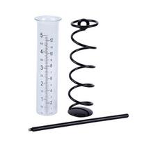 Lauko lietaus matuoklis su metaliniu kuoliu, didelės talpos, sodui, vejai, kiemui, tvorai, terasai, ūkiui, vandens lietaus matuoklio vamzdelis su montavimo stovu 12cm