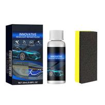 Automobilio priekinių žibintų restauravimo poliravimo rinkiniai Priekinių žibintų įbrėžimų šalinimo priemonė Remonto valymo pasta Pašalinkite oksidaciją Priekinių žibintų poliravimo skystis black