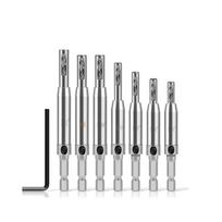 Automatic Center Drill Bit Set Woodworking Tool Replacement Centering Hinge Tapper Core Pilot Hole Puncher for Cabinet 1