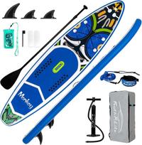 FunWater 320/350cm SUP – 2 žmonėms arba šeimai, pilna įranga, dvigubo PVC, pradedantiesiems tinkamas pripučiamas irklentė – SUPFR02E