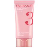 Numbuzinas Nr. 3 Porceliano pagrindas-tonizuojantis Bežo atspalvis SPF50+ PA++++ Apsauginis kremas nuo saulės 50ml 02 Švytintis