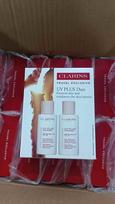 Clarins UV apsauginis kremas nuo saulės SPF50 50ml Tonuotas Rožinis 2 vnt. pakuotė