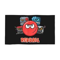 Red Ball 4 - The Crew Soft Face Towel Quick Dry Pool Bath Cotton Towels Absorbent Quick W30*H60(CM)