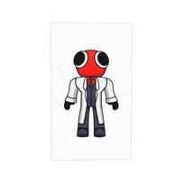 Red Scientist Rainbow Friend Soft Face Towel Quick Dry Pool Bath Cotton Towels Breathable W40*H60(CM)