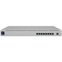 Ubiquiti USW-Mission-Critical switch with integrated 368Wh Lithium-ion battery, capable of providing uninterruptible power for 8 devices.