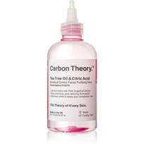 Carbon Theory Tea Tree Oil & Citric Acid giliai valantis tonikas probleminei, aknės paveiktai odai 250 ml