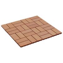 Terasinė Plytelė 22 pcs Tikmedis 30 x 30 cm MPK