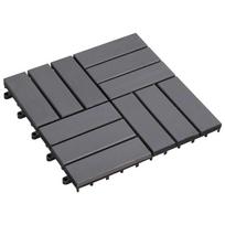 Terasinė Plytelė 20 pcs Pilka 30 x 30 cm